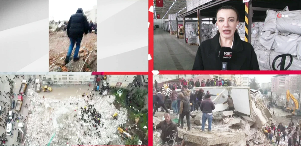 TGRT haber Kızılay merkezinde, 20 tır yola çıktı