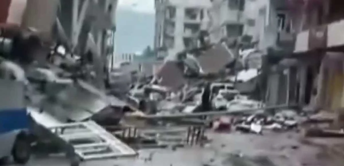 Hatay'da deprem sonrası korkunç görüntüler