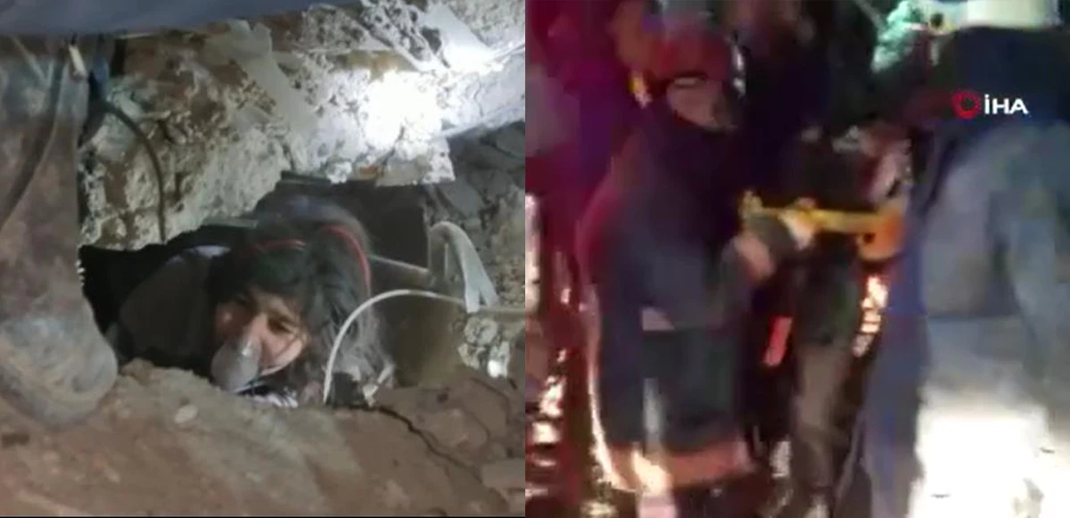40 saat sonra sevindiren haber! 12 yaşındaki Aysima enkazdan sağ çıkarıldı