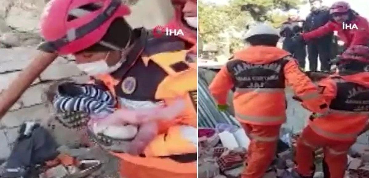 Jandarma Genel Komutanlığı ekipleri bir bebeği daha kurtardı