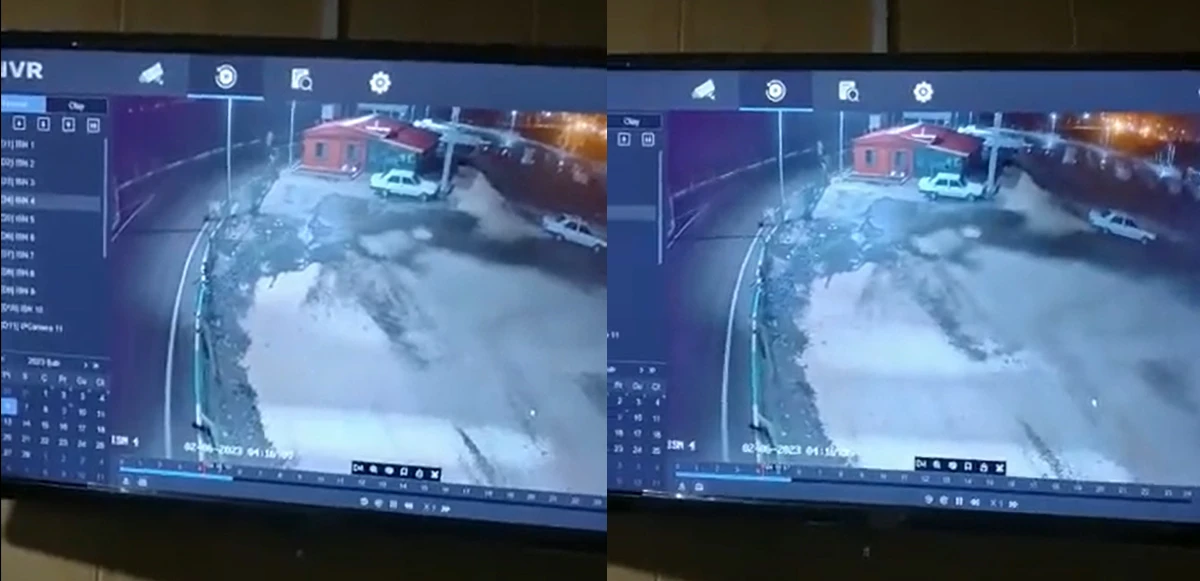 Yolu halı gibi salladı! Kahramanmaraş depreminin dehşeti kamerada