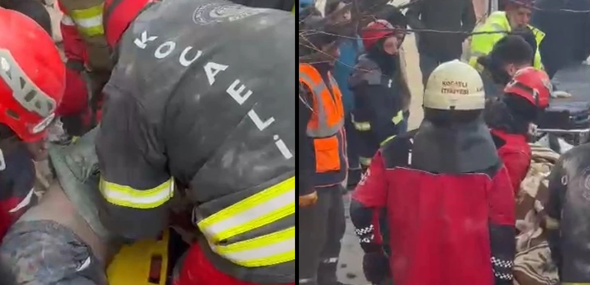 Acı bekleyiş mutlu sonla bitti:  Enkaz çalışmalarının 98. saatinde gelen kurtuluş