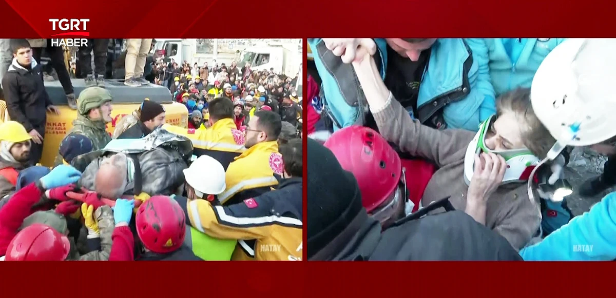 108 saat sonra yaşlı çift enkazdan kurtarıldı, eşiyle ilgili ilk sözleri duygulandırdı