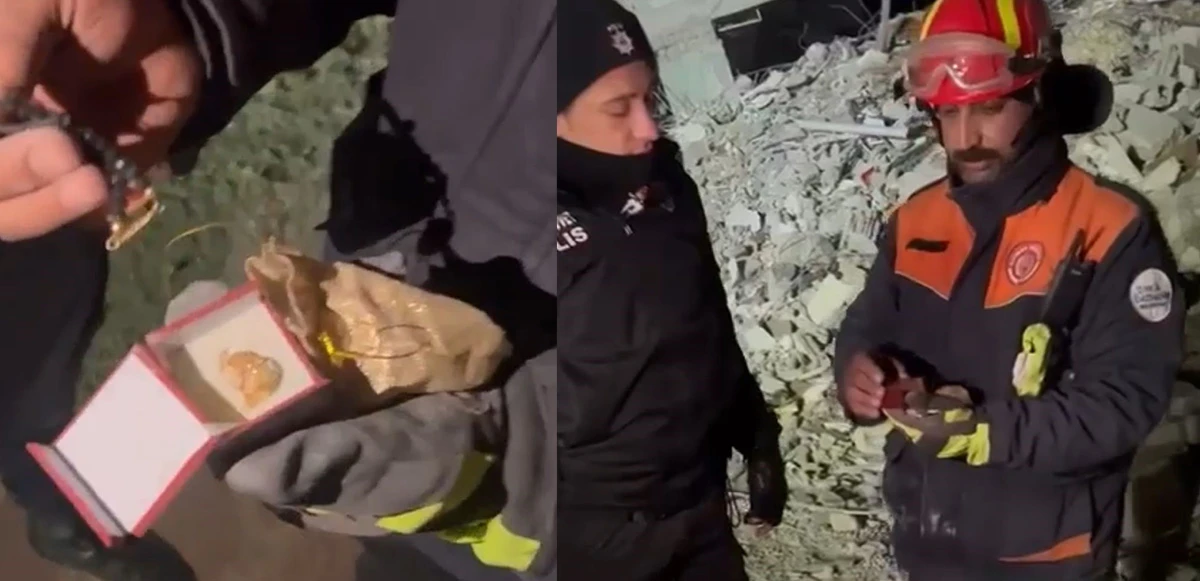 Batmanlı itfaiye şoföründen örnek davranış: Enkazda bulduğu 15 bin TL’lik altınları teslim etti