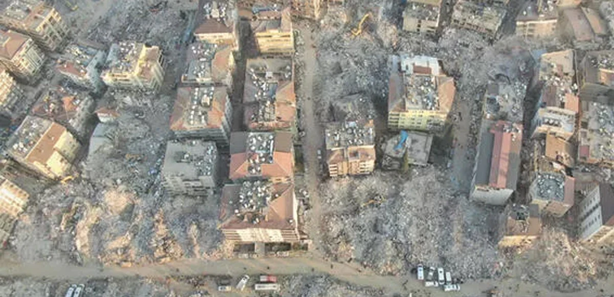 Depremin ardından Hatay’da son durum drone kamerasında