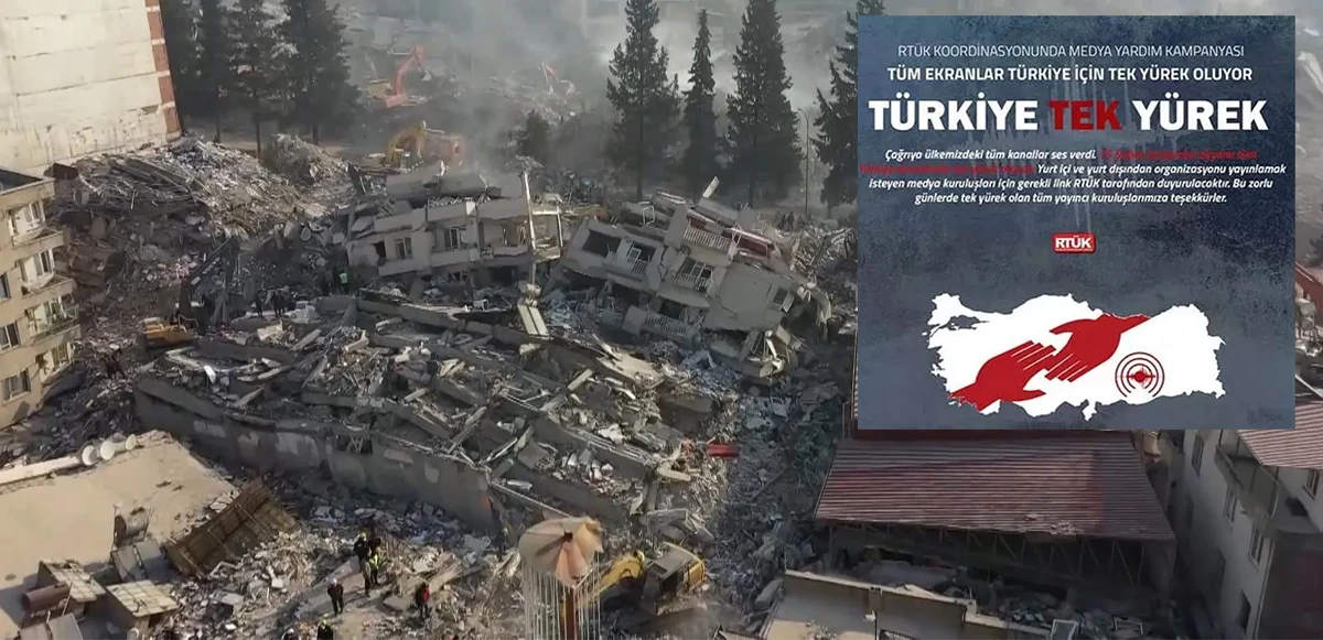 Tüm televizyon kanallarından deprem bölgelerine bağış için ortak yayın kararı!