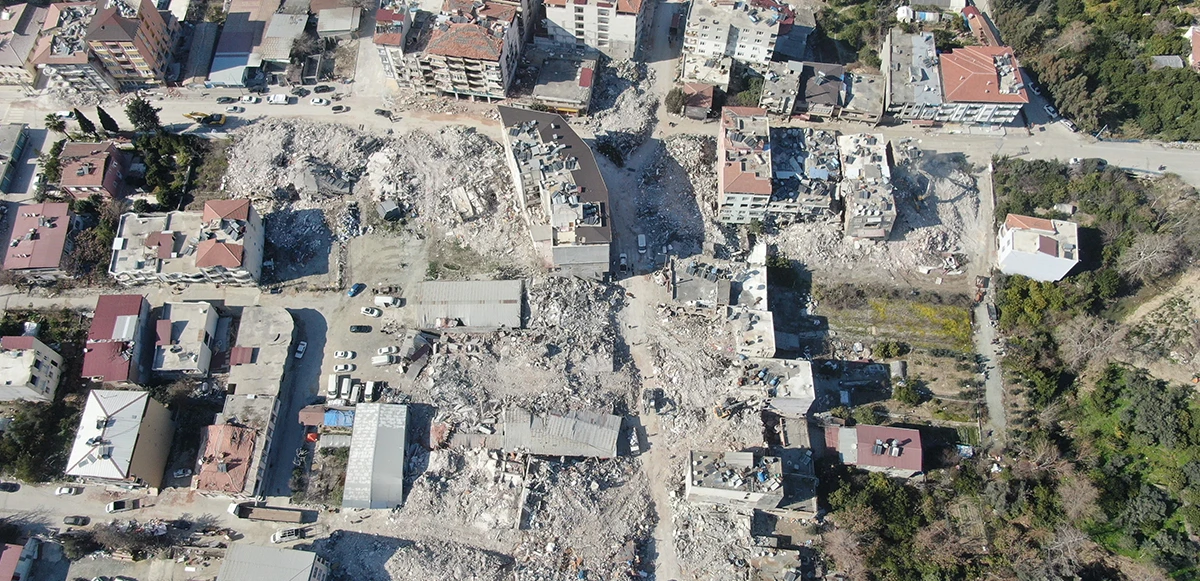 Samandağ deprem sonrası böyle görüntülendi