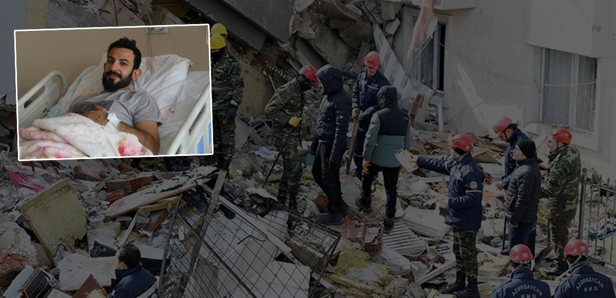 102 saat sonra enkazdan çıkarılan depremzede o anları anlattı: Halüsinasyonlar görüyordum