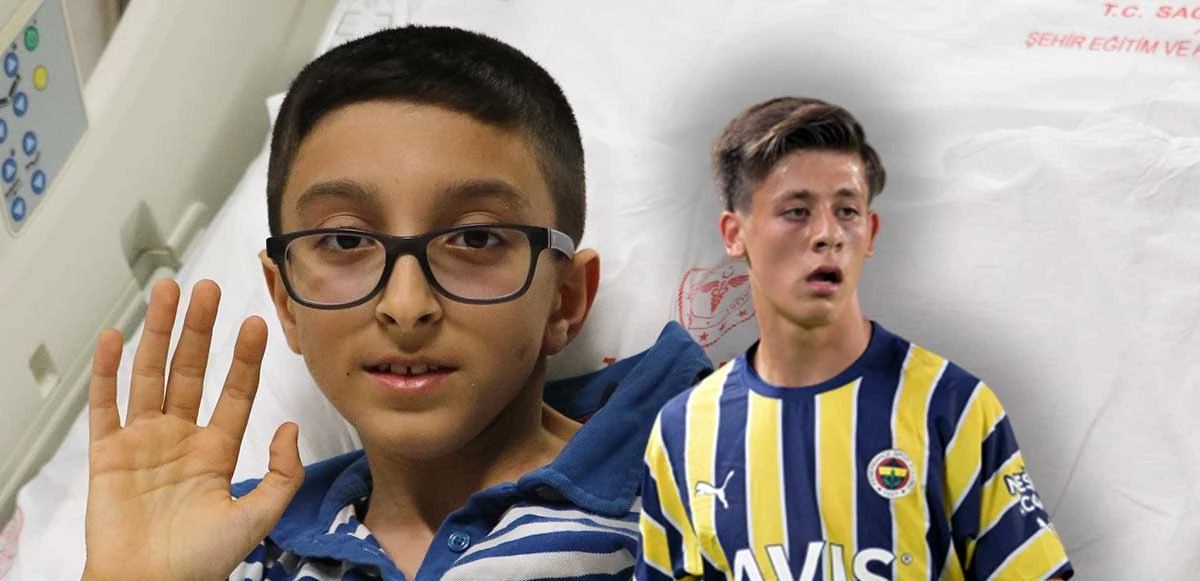 11 yaşındaki depremzede Mahmut hastane odasından Arda Güler’e seslendi: Gelirsen mutlu olurum