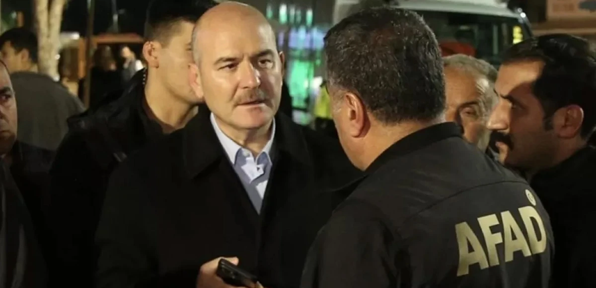 Bakan Soylu Hatay’daki deprem sonrası açıklama yaptı