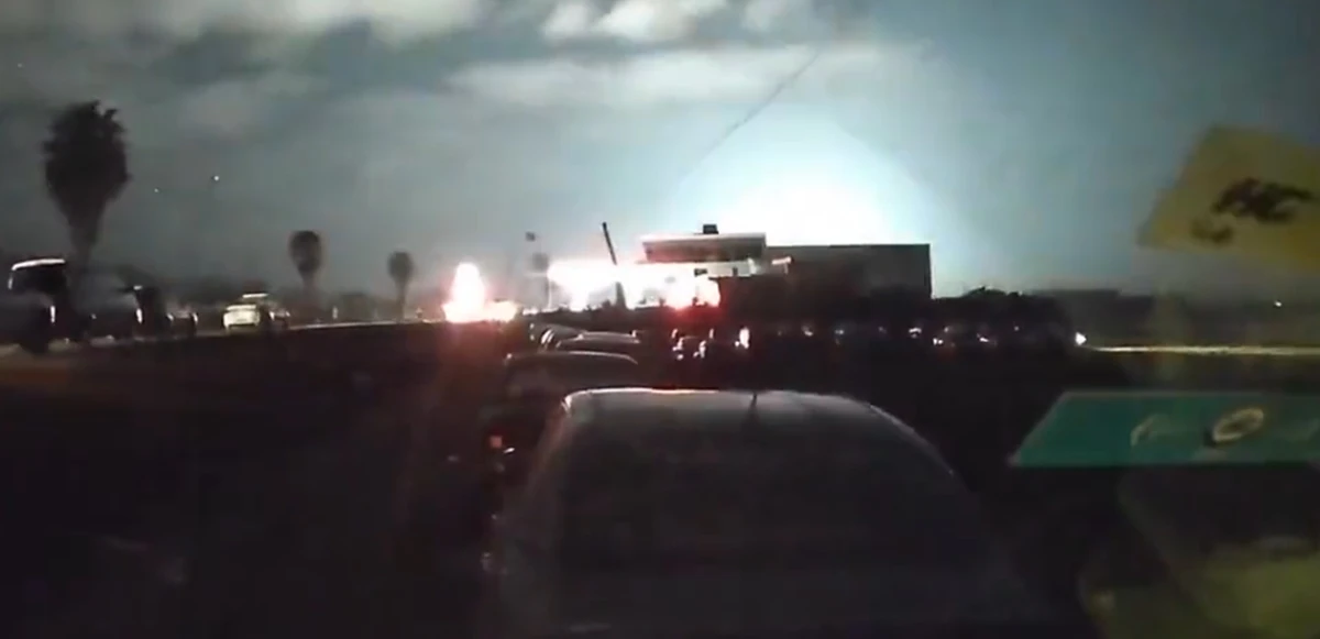 Yine ışıma yine deprem: Görüntüler Hatay'dan