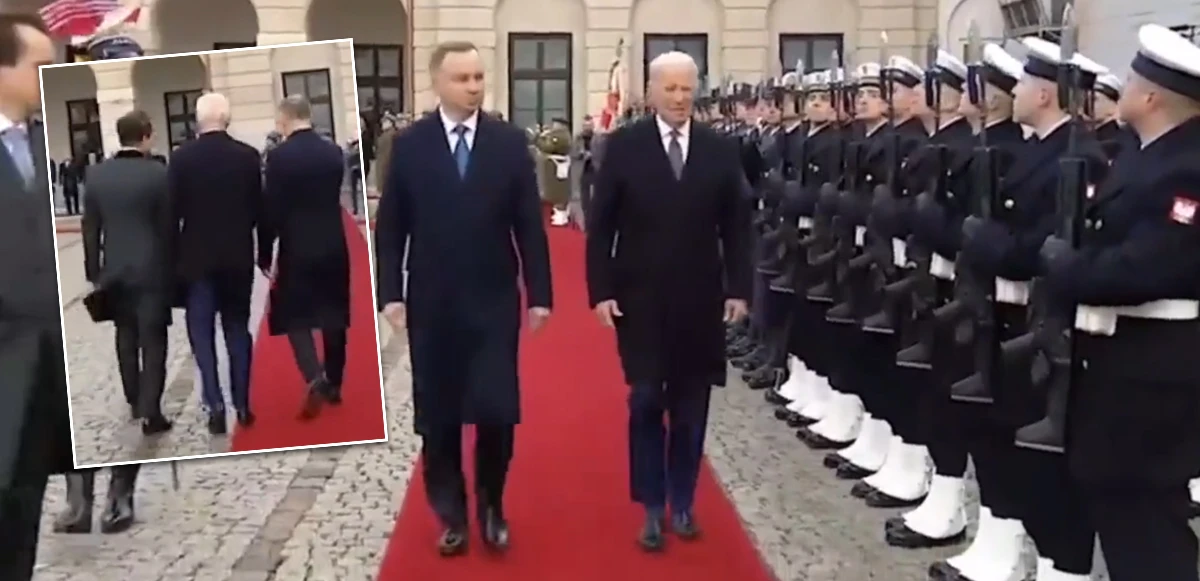 Joe Biden yolunu şaşırdı: Kırmızı halıdan taştı