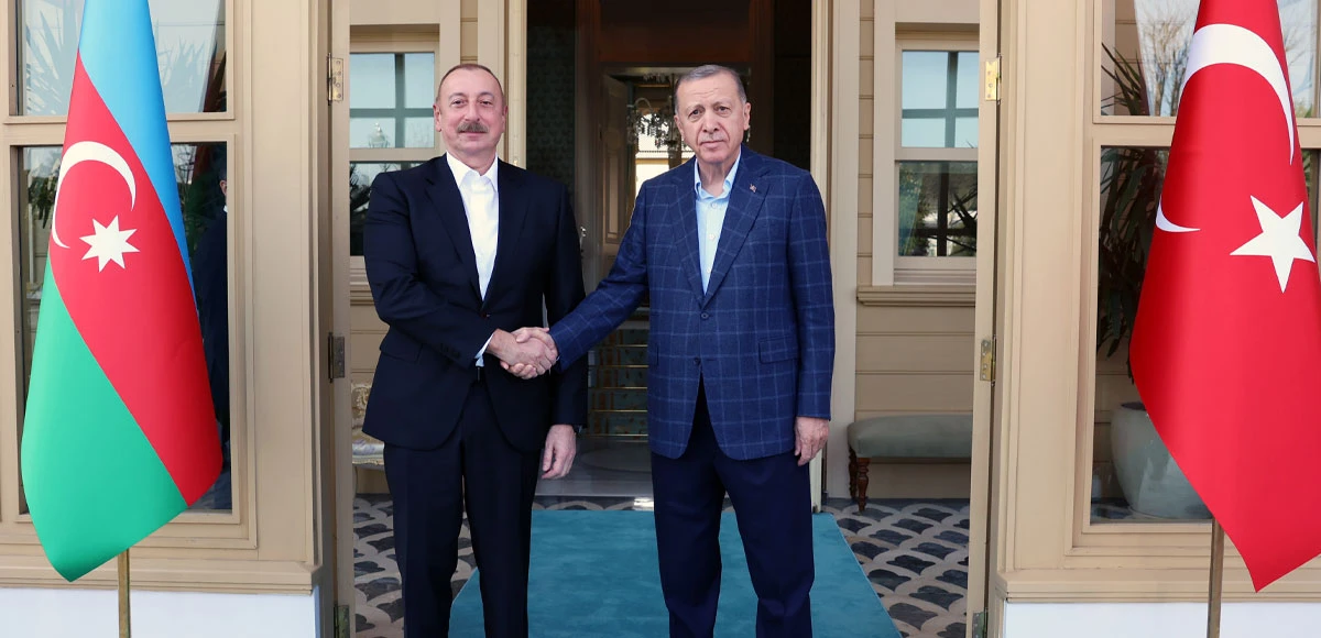 Cumhurbaşkanı Erdoğan ve Aliyev Vahdettin Köşkü'nde bir araya geldi