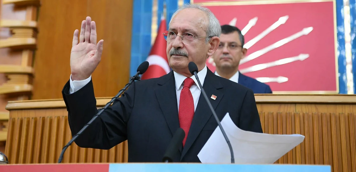 CHP lideri Kılıçdaroğlu partisinin grup toplantısından veda etti
