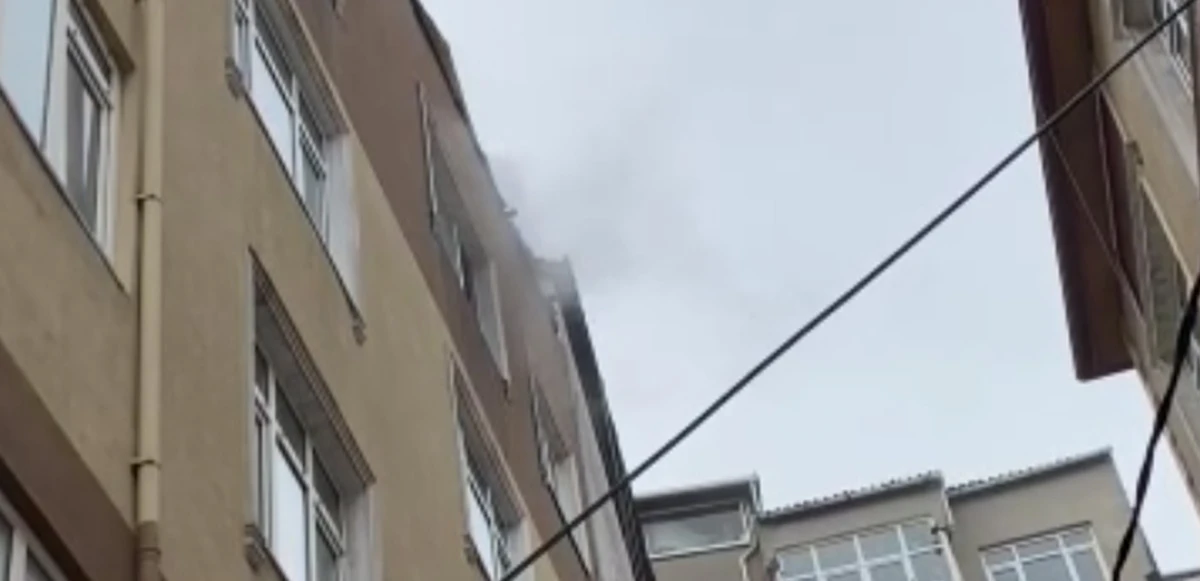 Kağıthane’de yangın paniği