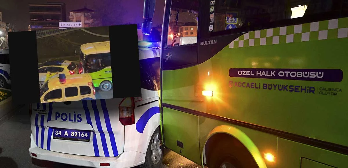 İstanbul’da hareketli dakikalar: Dur ihtarına uymayan midibüs şoförü ortalığı birbirine kattı