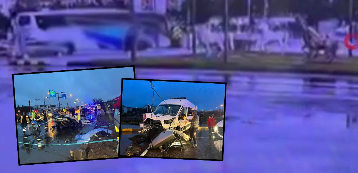 AFAD aracının karıştığı feci kazanın görüntüleri ortaya çıktı