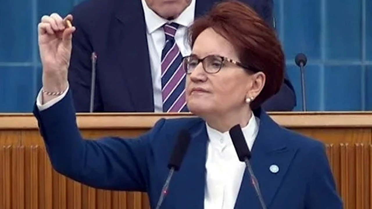 Meral Akşener kürsüden kurşun fırlattı