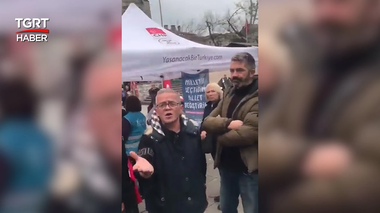 CHP ve Memleket Partililer birbirine girdi! Stant tartışması arbedeye dönüştü