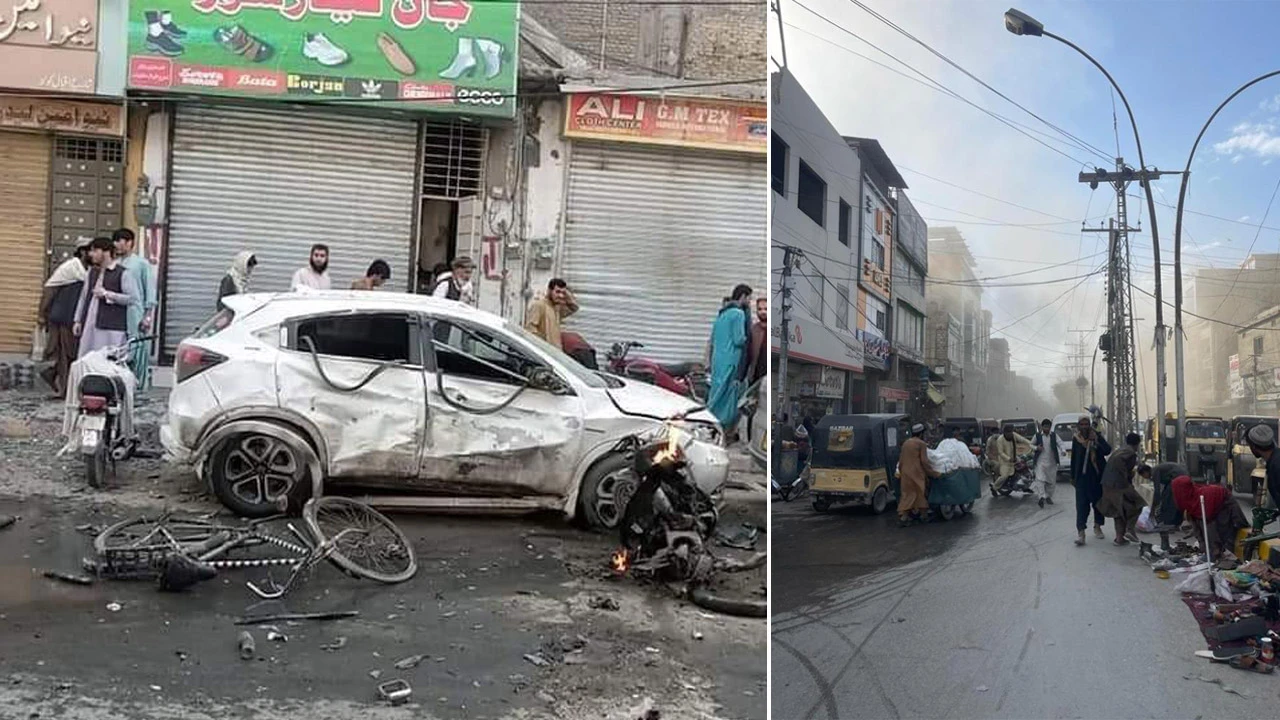 Pakistan'da pazar yerinde patlama