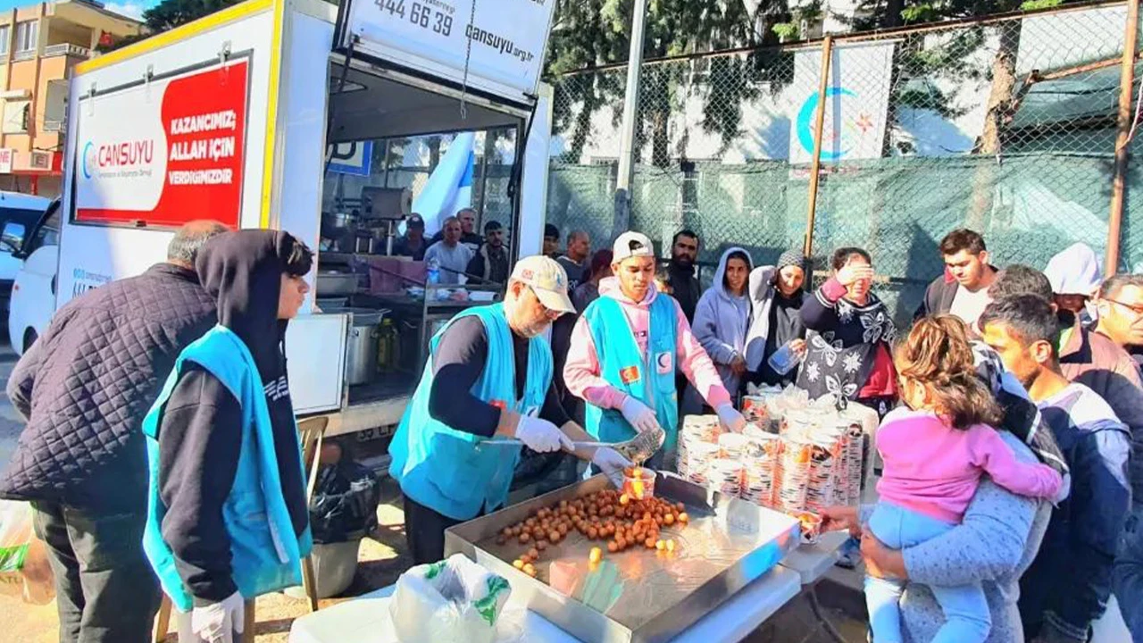 Deprem bölgesinde en ince yardım