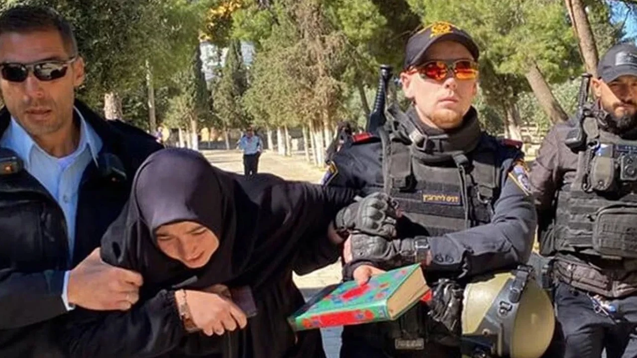Mescid-i Aksa'da gözaltına alınan Türk kızı serbest bırakıldı