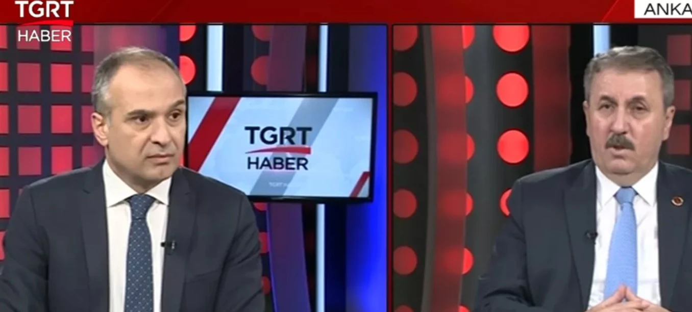 Mustafa Destici TGRT Haber'de partisinin oy oranını açıkladı