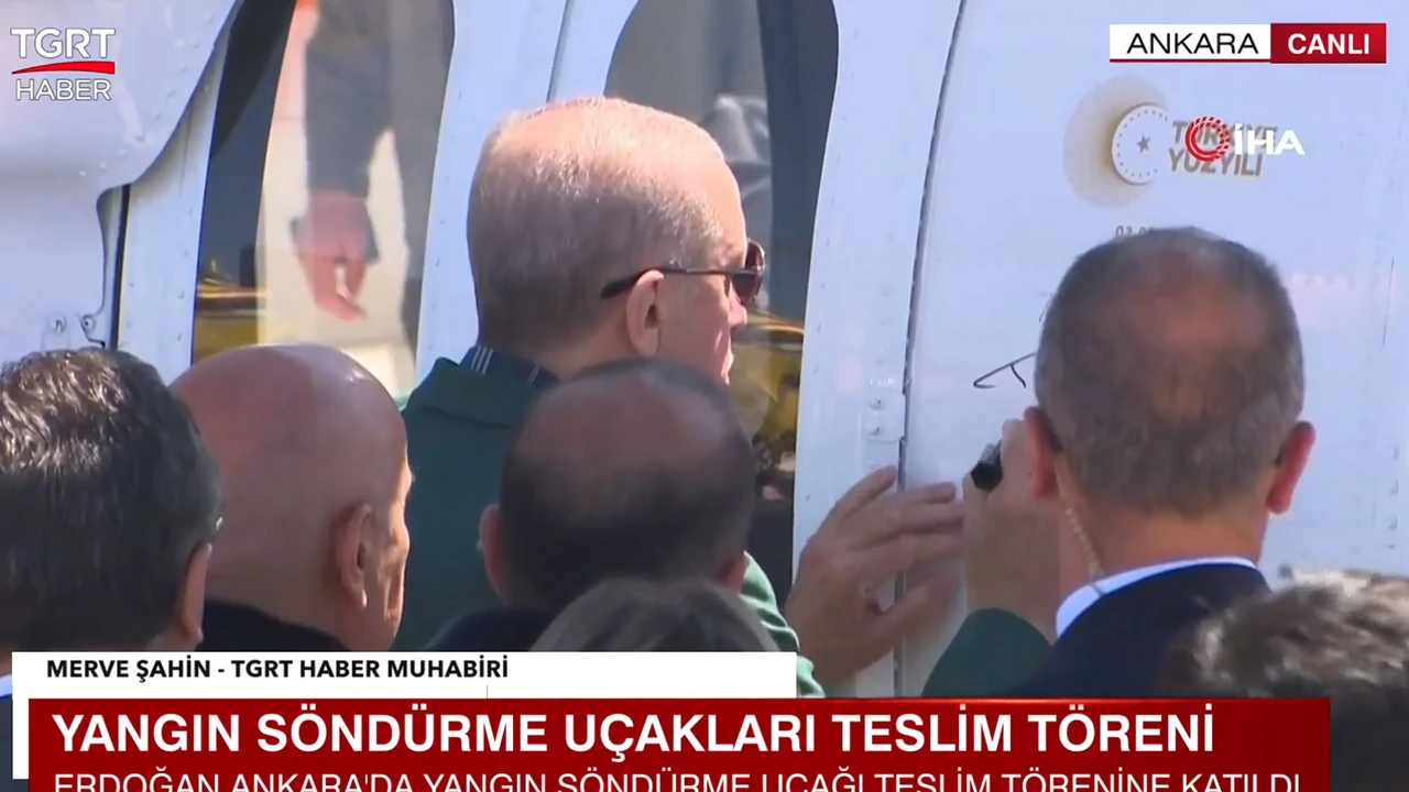 Yangın söndürme uçağının ismi ‘Nefes’ oldu!