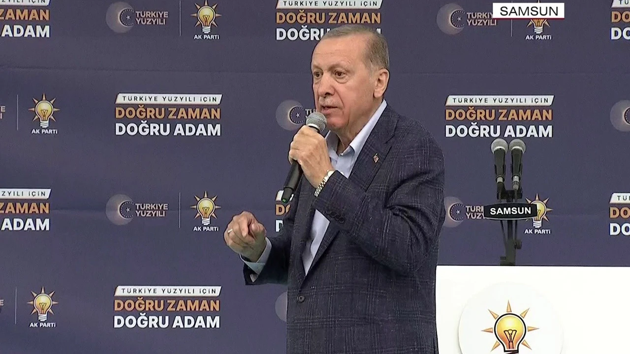 Erdoğan Samsun'da, Kılıçdaroğlu'na yüklendi