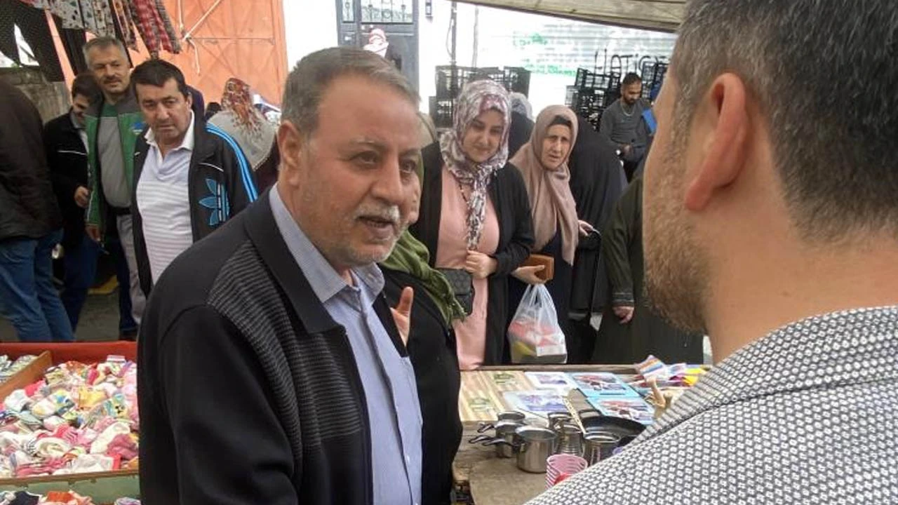 Semt pazarındaki adamdan Cumhurbaşkanı Erdoğan'a tam destek