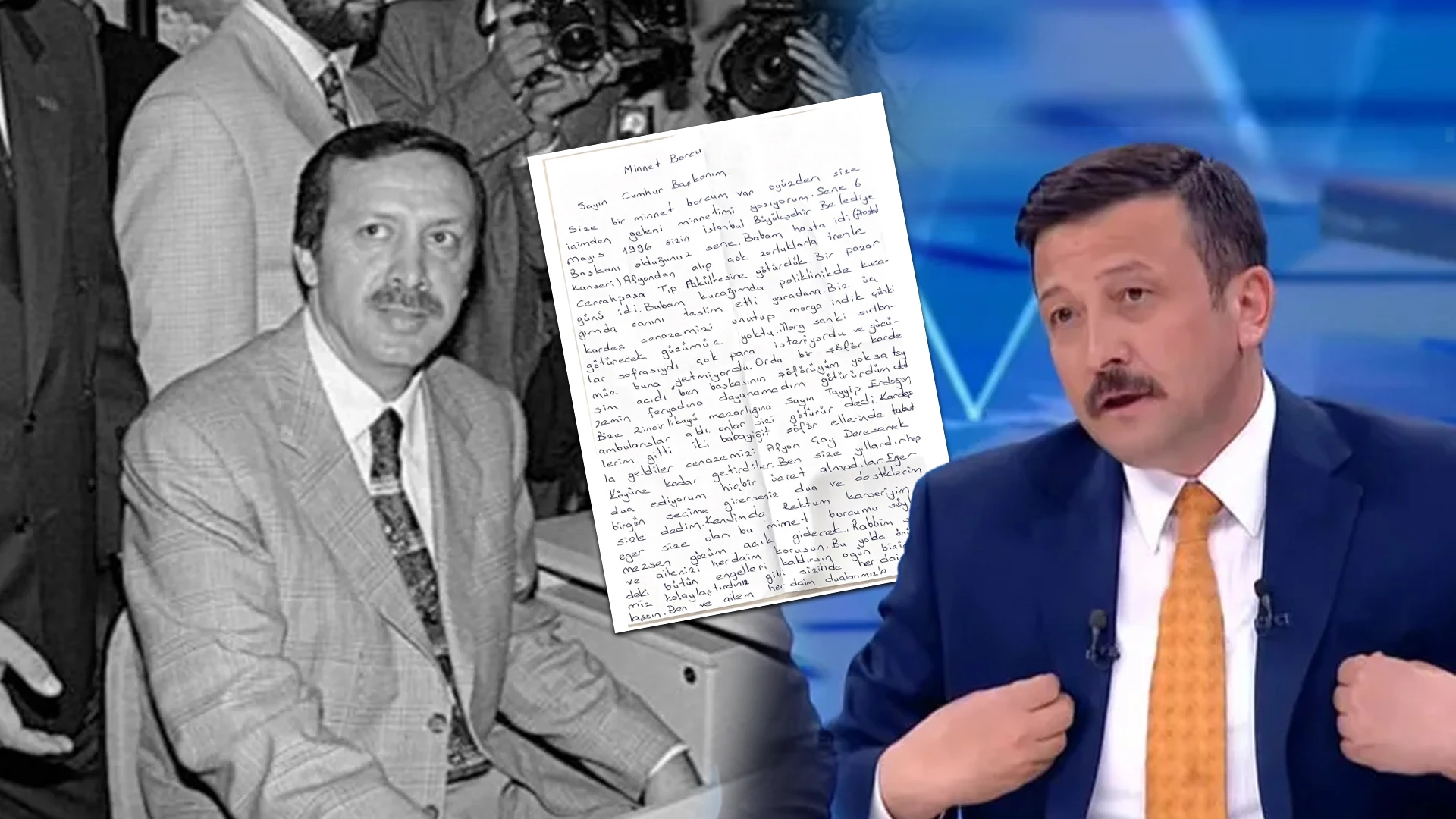 Cumhurbaşkanı Erdoğan'a duygulandıran mektup: AK Partili Hamza Dağ canlı yayında anlattı