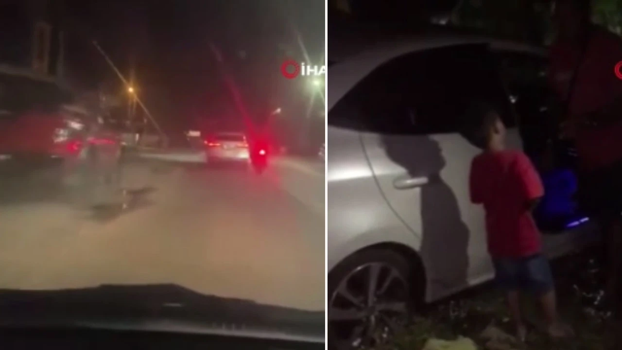 6 ve 3 yaşlarındaki 2 kardeş oyuncak araba almak için gerçek araba kaçırdı
