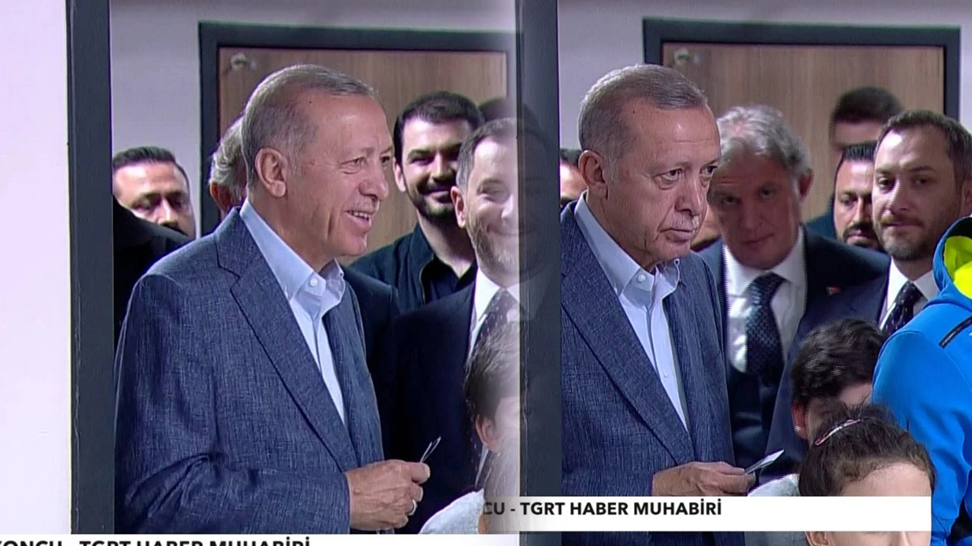 Cumhurbaşkanı Erdoğan ve eşi Emine Erdoğan Üsküdar'da oyunu kullandı
