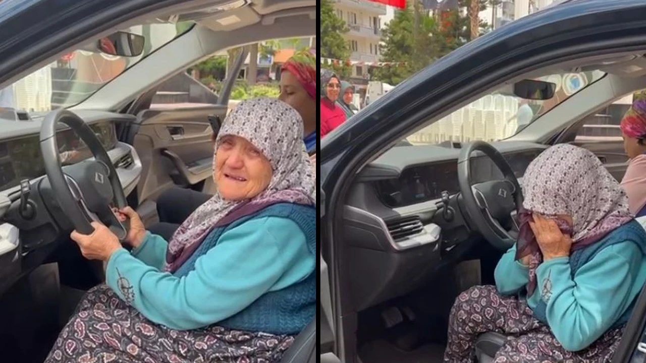 Zülfiye nine TOGG’a binince gözyaşlarını tutamadı