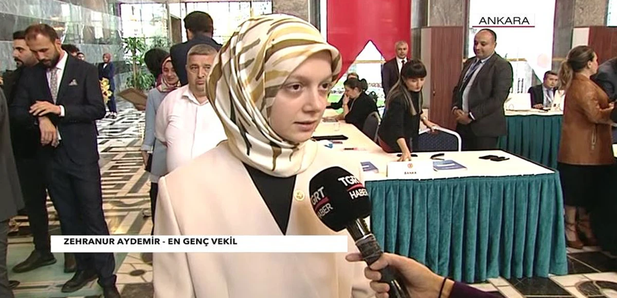 Meclis’in en genç milletvekili TGRT Haber’e konuştu: Bayrağı daha yukarılara taşıyacağız