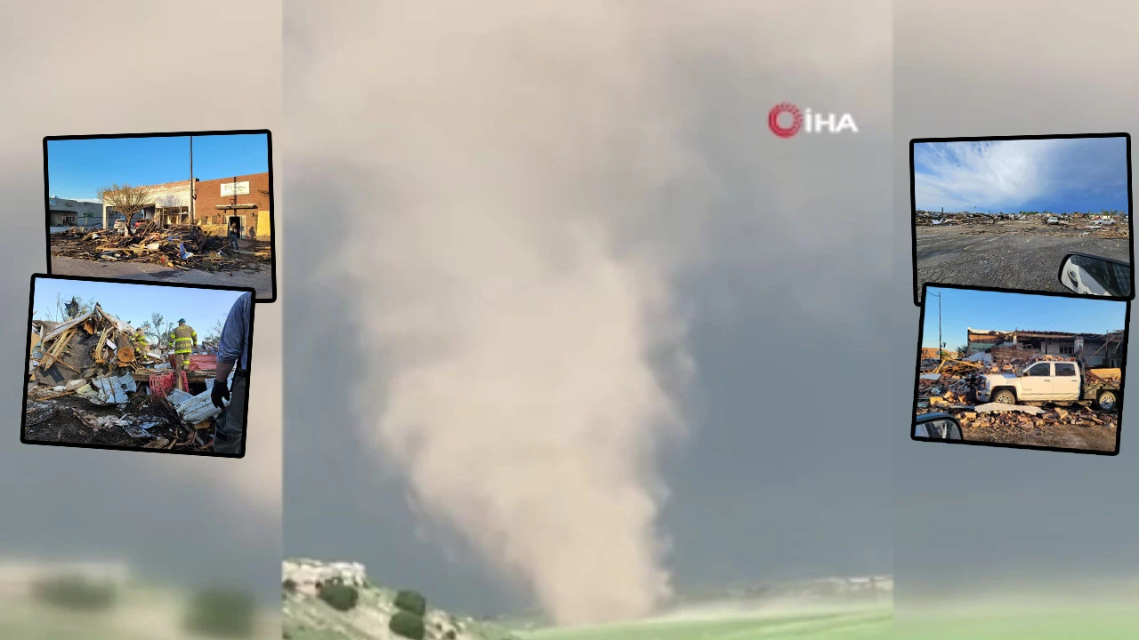 Texas'ı hortum vurdu felakette 3 kişi ölürken onlarca kişi yaralandı