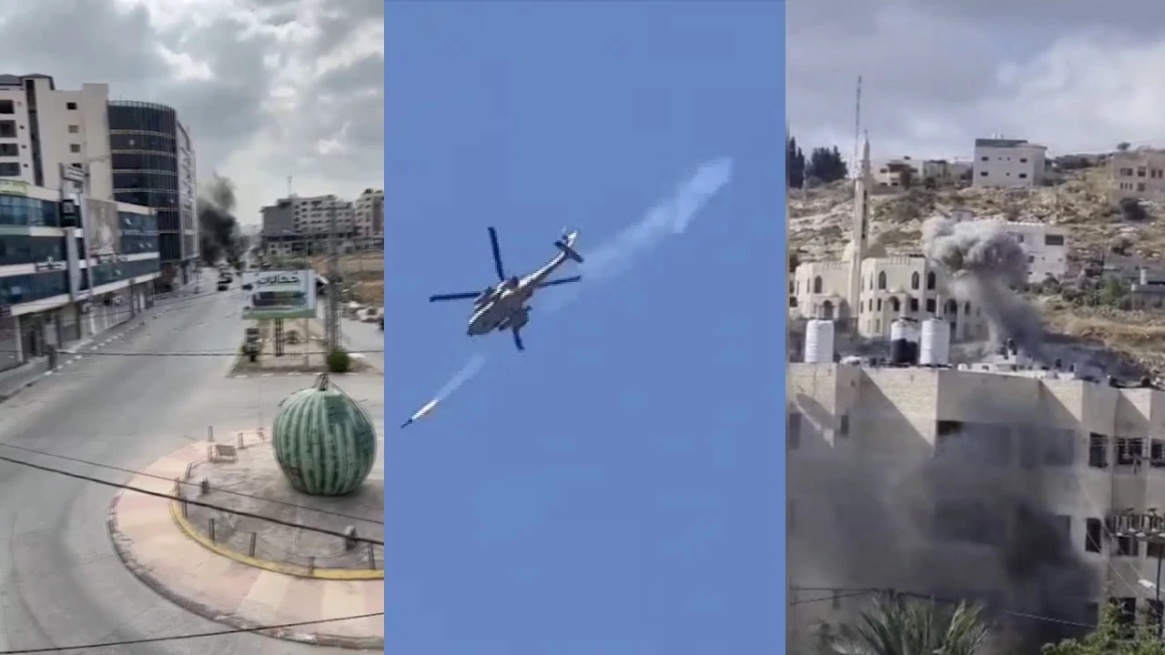 İsrail'den Filistin'e helikopterli saldırı