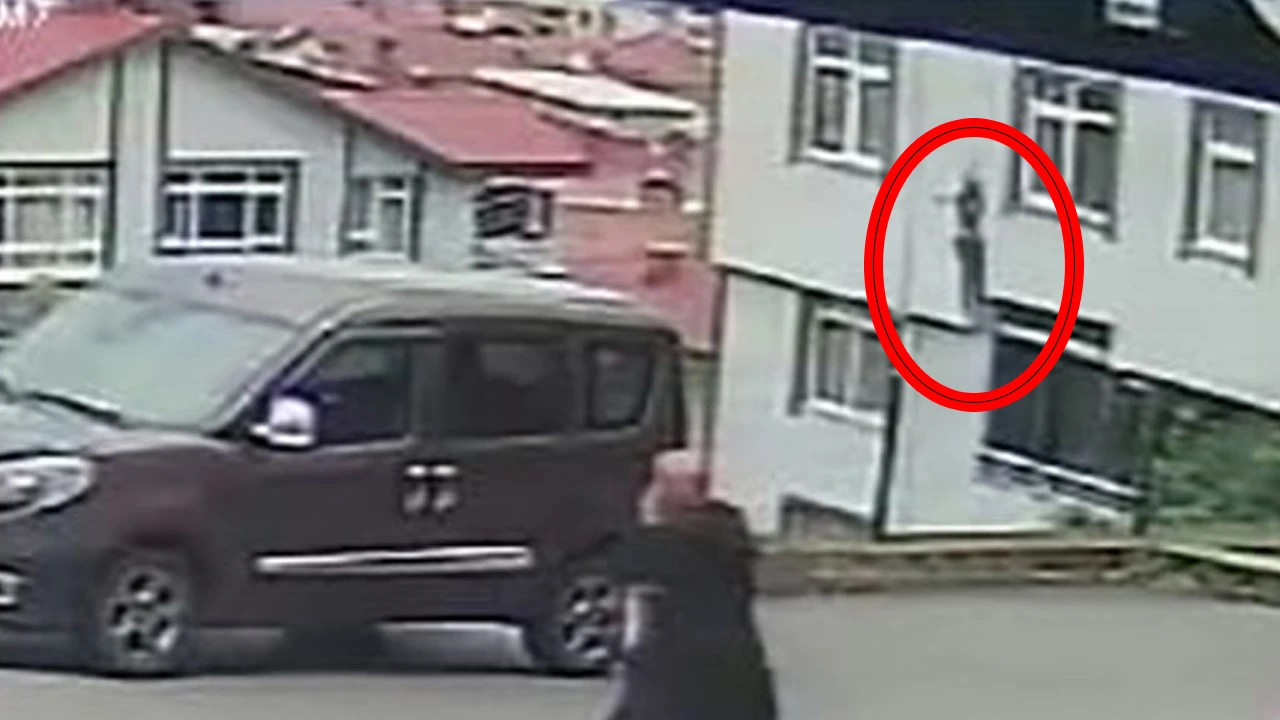 Cam silerken 5. kattan zemine çakıldı