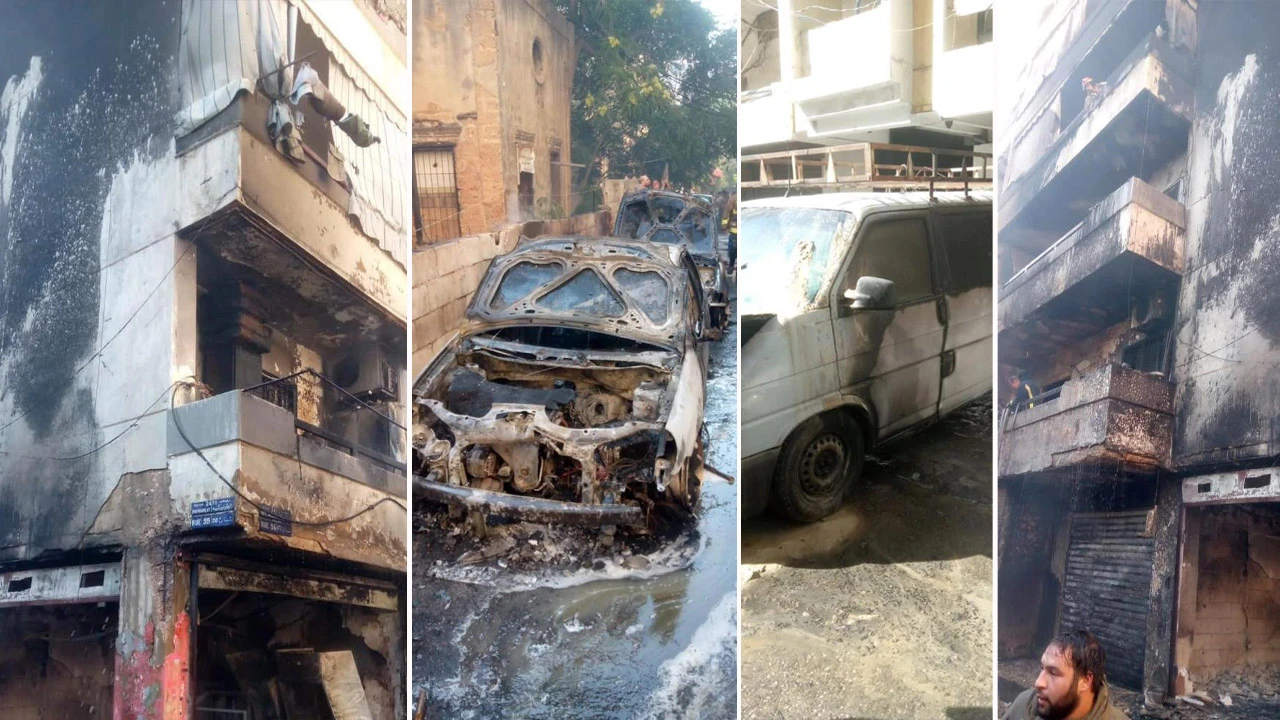 Jeneratör bomba gibi patladı! Araçlar apartmanlar kül oldu