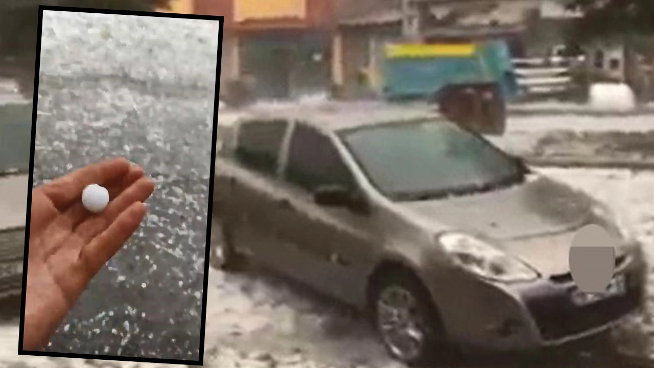 Kars'ı dolu vurdu, tarım arazileri zarar gördü