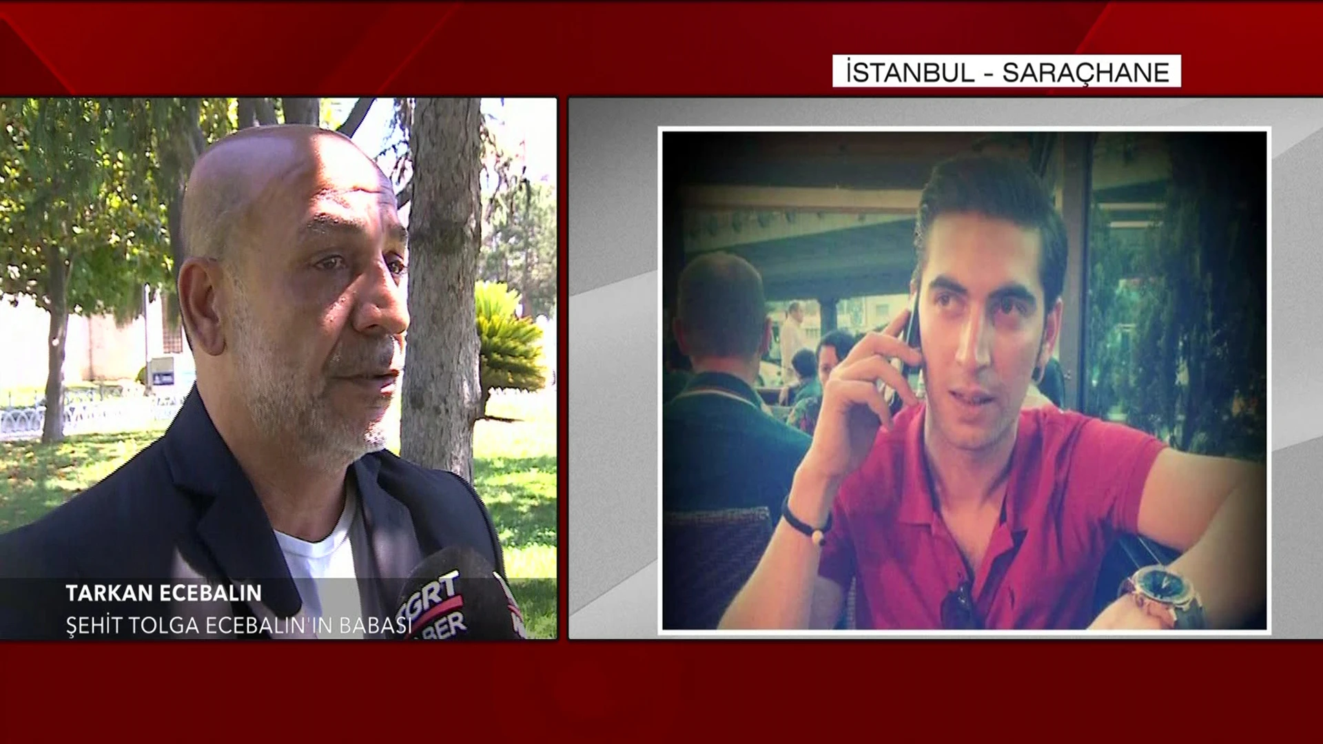 “Babalarını ben anlatıyorum” diyerek gözyaşlarına boğuldu! Şehidin babası TGRT Haber'de o anları anlattı