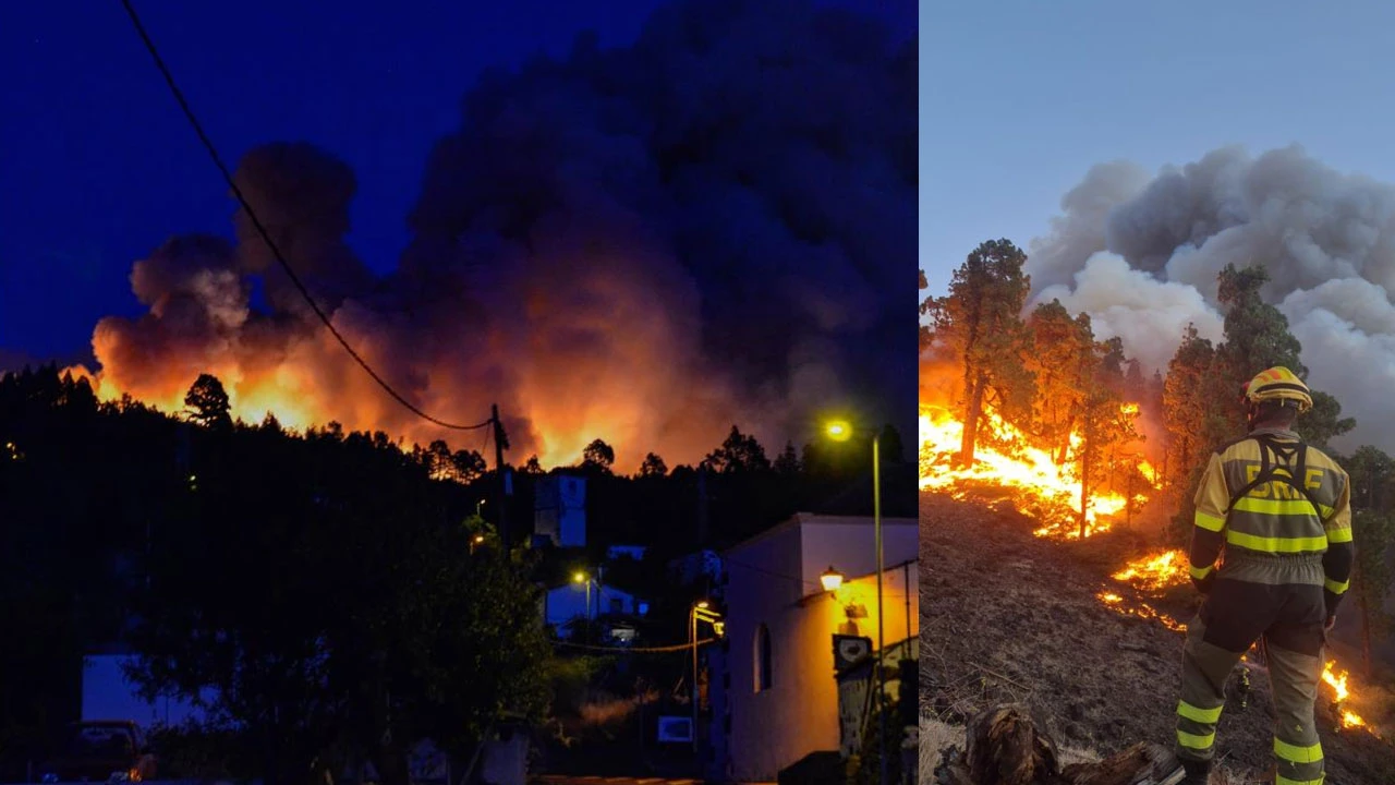 La Palma Adası'ndaki yangın binlerce kişiyi evinden etti!