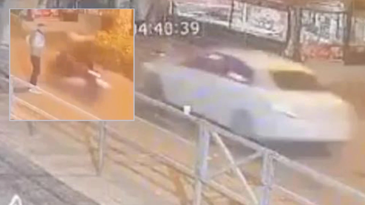 Şişli'de gece kulübüne silahlı saldırı kamerada! Önce motosikletle, sonra otomobille...