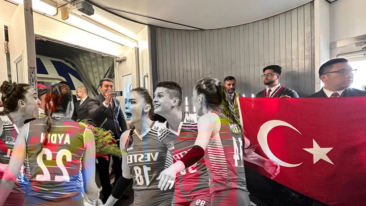 THY'den A Milli Kadın Voleybol Takımı'na klas jest: Sultanlar gibi karşılandılar