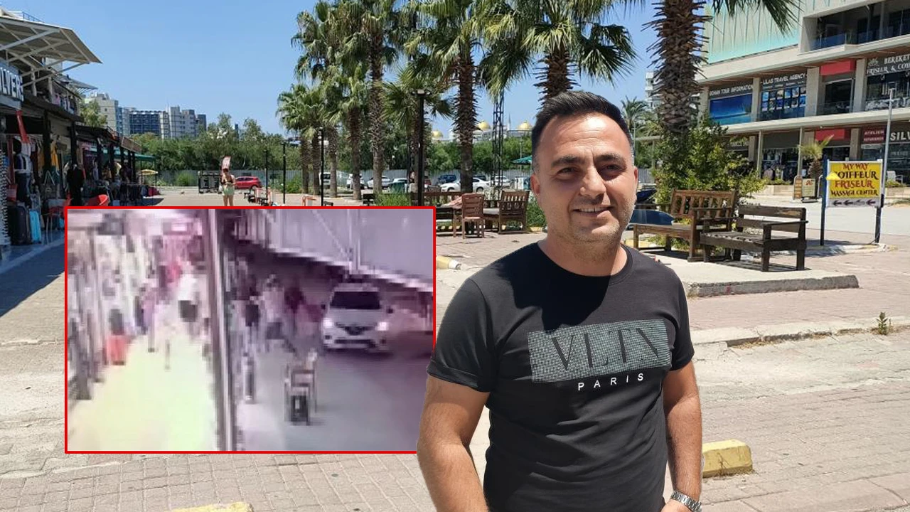Arabayla ezme girişimine tabureli savunma... Turist çıldırdı!..