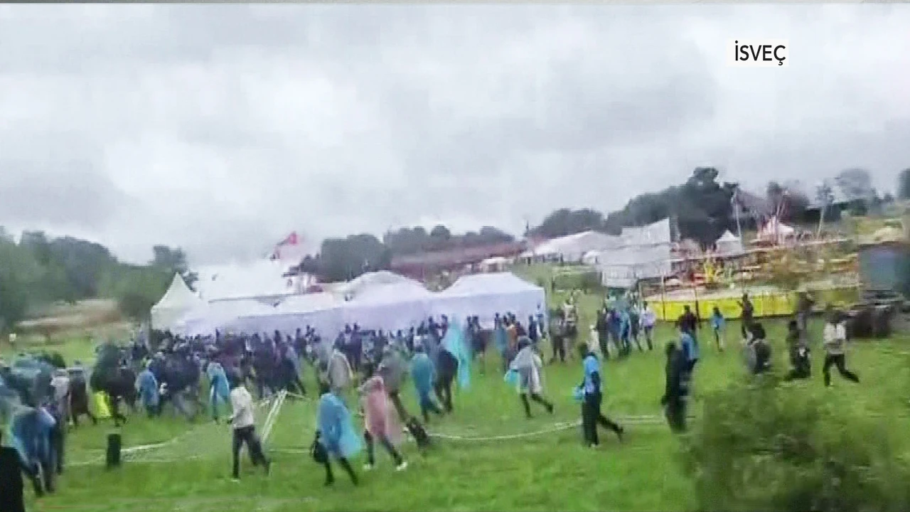 Eritreliler İsveç'te festivali bastı, ne buldularsa ateşe verdi! Olayda 50'den fazla kişi yaralandı