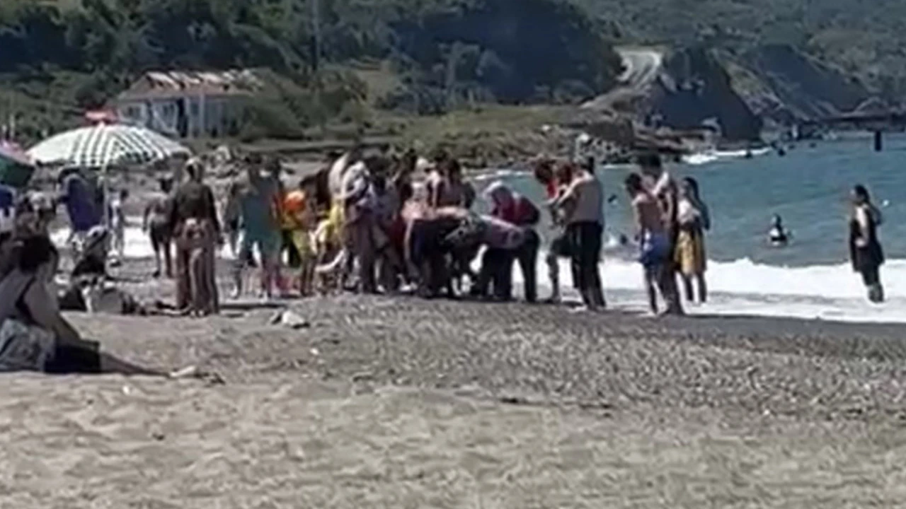 Boğulma tehlikesi yaşayan şahıs kurtarıldı