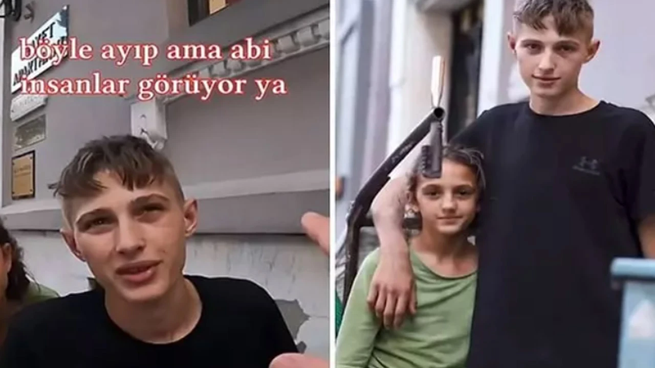 Saygısızlık olur dedi, ayakta poz verdi: Kağıt toplayan çocuklardan duygulandıran hareket