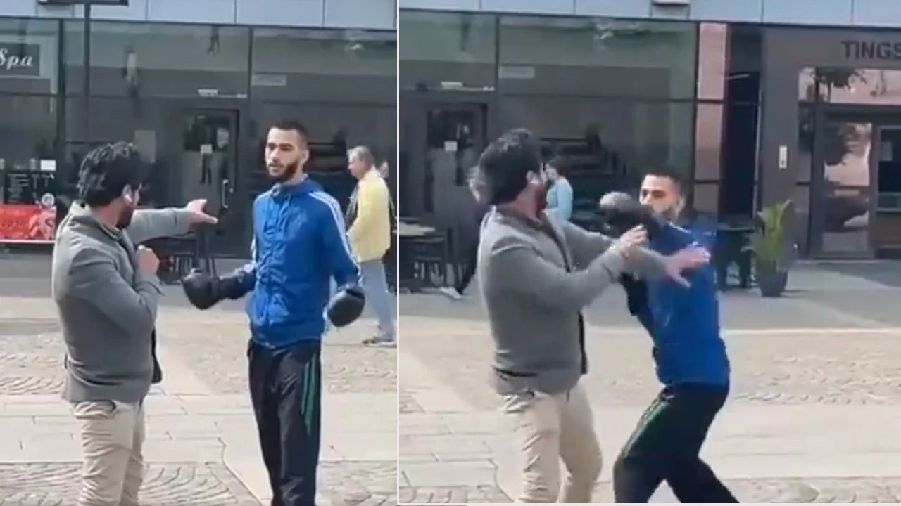 Herkes bu genci konuşuyor! Kur’an yakan alçağı böyle dövdü