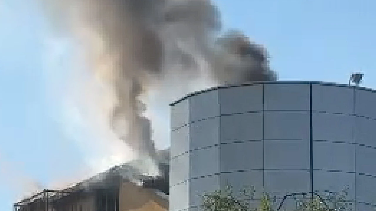 Okulda çıkan yangın korkuttu